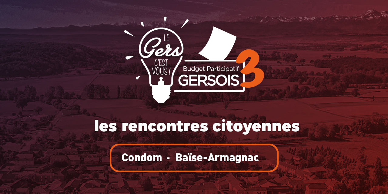 Image d'illustration pour : Condom - Baïse-Armagnac - Rencontre citoyenne Image d'illustration pour : Condom - Baïse-Armagnac - Rencontre citoyenne