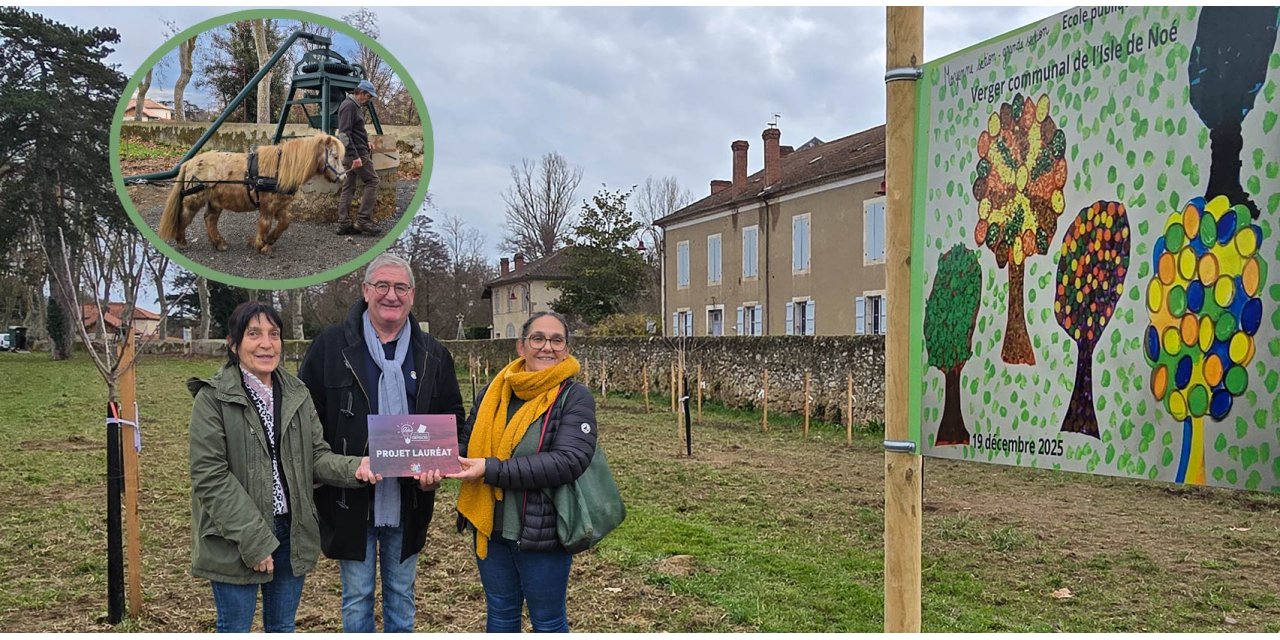 Image d'illustration pour : Inauguration  : Un verger communal pour cultiver le lien social